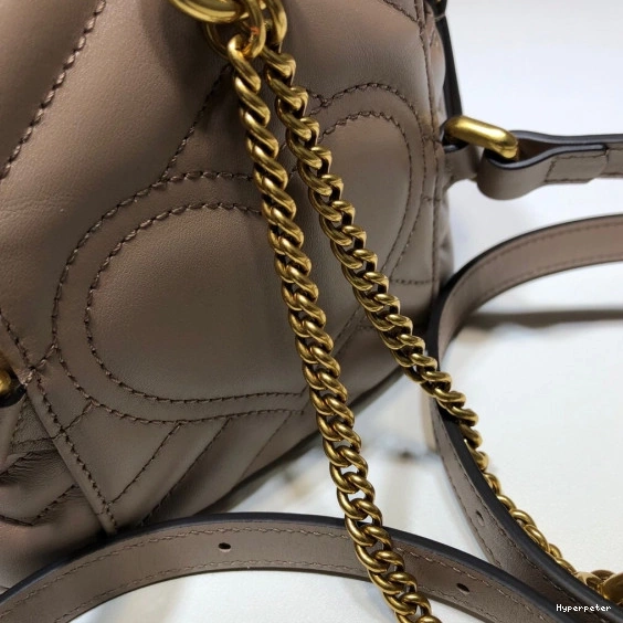 Hyper Peter GUCCI Marmont GG mini backpack 0713